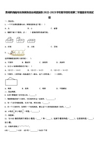 贵州黔西南布依族苗族自治州望谟县2022-2023学年数学四年级第二学期期末检测试题含解析