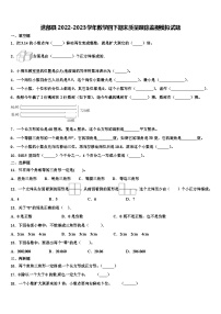 迭部县2022-2023学年数学四下期末质量跟踪监视模拟试题含解析