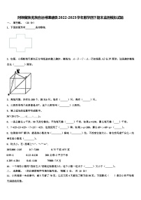 阿坝藏族羌族自治州壤塘县2022-2023学年数学四下期末监测模拟试题含解析