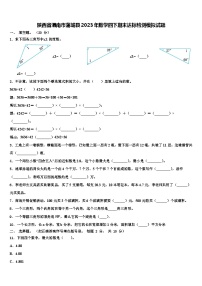 陕西省渭南市蒲城县2023年数学四下期末达标检测模拟试题含解析