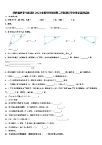 陕西省西安市雁塔区2023年数学四年级第二学期期末学业质量监测试题含解析