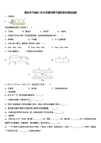 黄石市下陆区2023年数学四下期末综合测试试题含解析