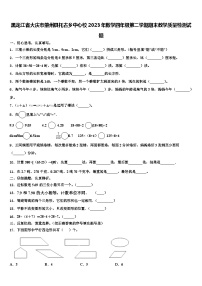 黑龙江省大庆市肇州县托古乡中心校2023年数学四年级第二学期期末教学质量检测试题含解析