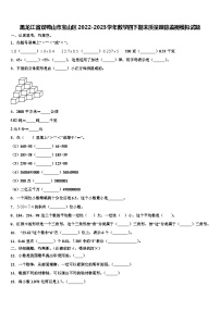 黑龙江省双鸭山市宝山区2022-2023学年数学四下期末质量跟踪监视模拟试题含解析