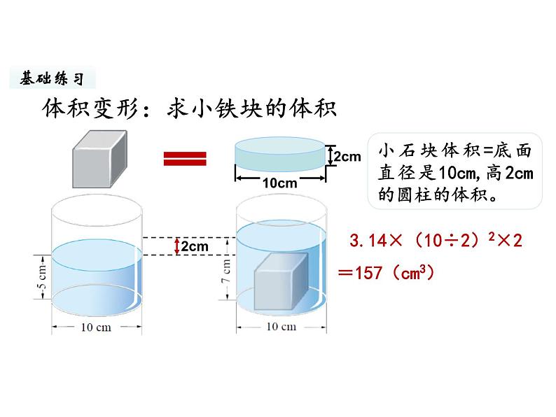六年级下册数学课件-第一单元第6课时 圆柱的体积（2） 北师大版第6页