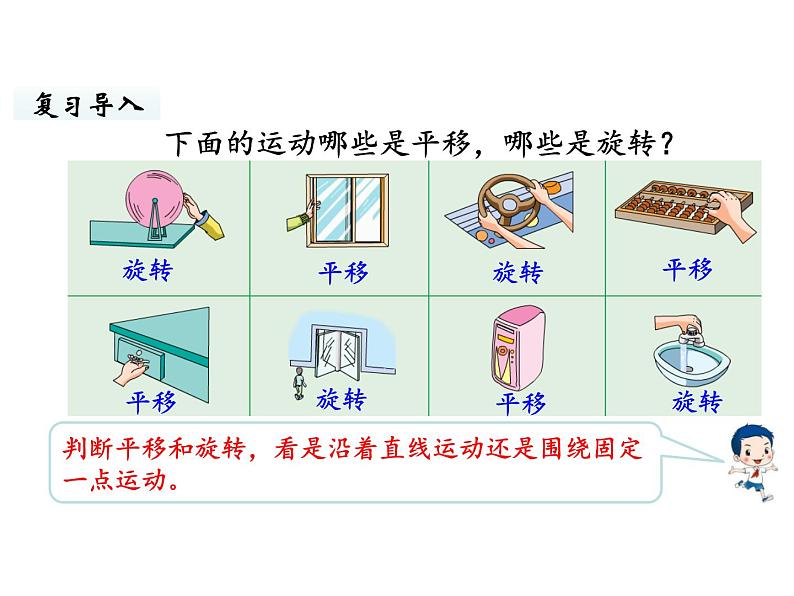 六年级下册数学课件-第三单元第3课时 图形的运动 北师大版第2页