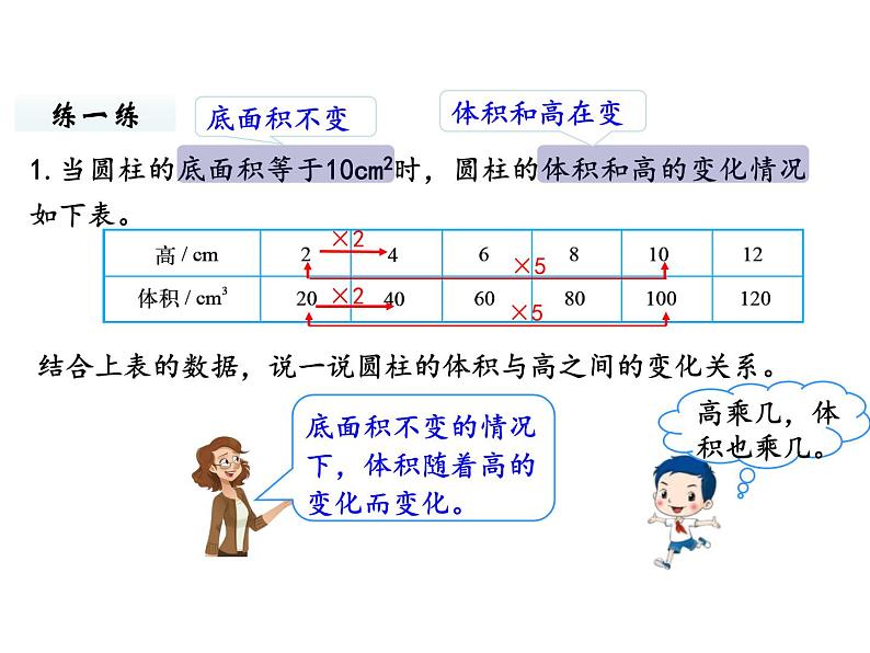 六年级下册数学课件-第四单元第1课时 变化的量 北师大版第7页