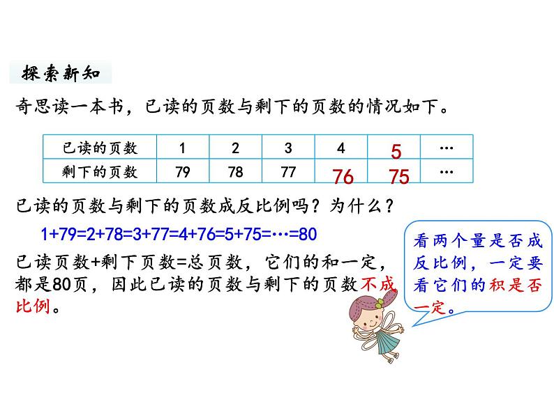 六年级下册数学课件-第四单元第6课时 反比例（2） 北师大版第3页