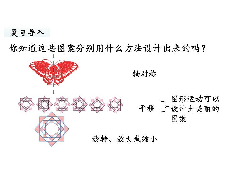 六年级下册数学课件-总复习4.图形与几何第7课时 图形的运动 北师大版第2页