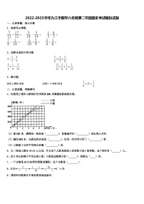 2022-2023学年九江市数学六年级第二学期期末考试模拟试题含解析