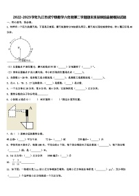 2022-2023学年九江市武宁县数学六年级第二学期期末质量跟踪监视模拟试题含解析