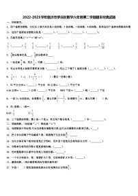 2022-2023学年临沂市罗庄区数学六年级第二学期期末经典试题含解析