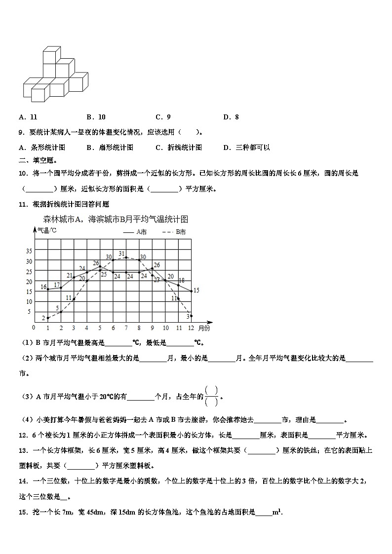 2022-2023学年义乌市六年级数学第二学期期末考试试题含解析第2页
