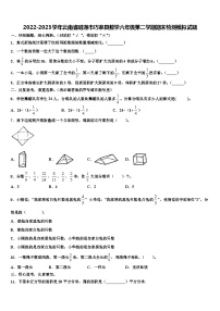 2022-2023学年云南省昭通市巧家县数学六年级第二学期期末检测模拟试题含解析