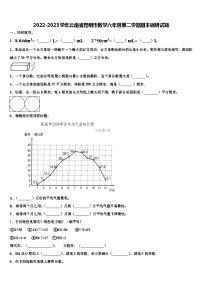 2022-2023学年云南省昆明市数学六年级第二学期期末调研试题含解析