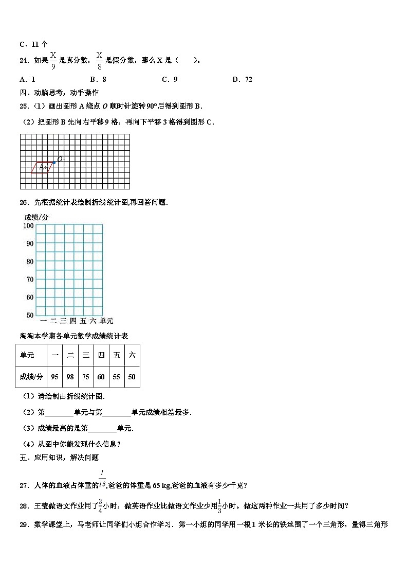 2022-2023学年余干县六年级数学第二学期期末达标测试试题含解析第3页
