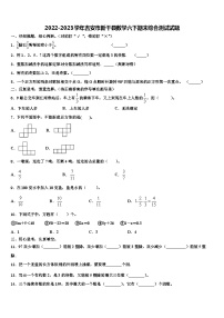 2022-2023学年吉安市新干县数学六下期末综合测试试题含解析