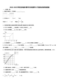 2022-2023学年吉林省长春市汽开区数学六下期末达标检测试题含解析