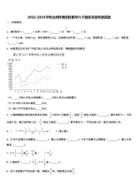 2022-2023学年台州市黄岩区数学六下期末质量检测试题含解析