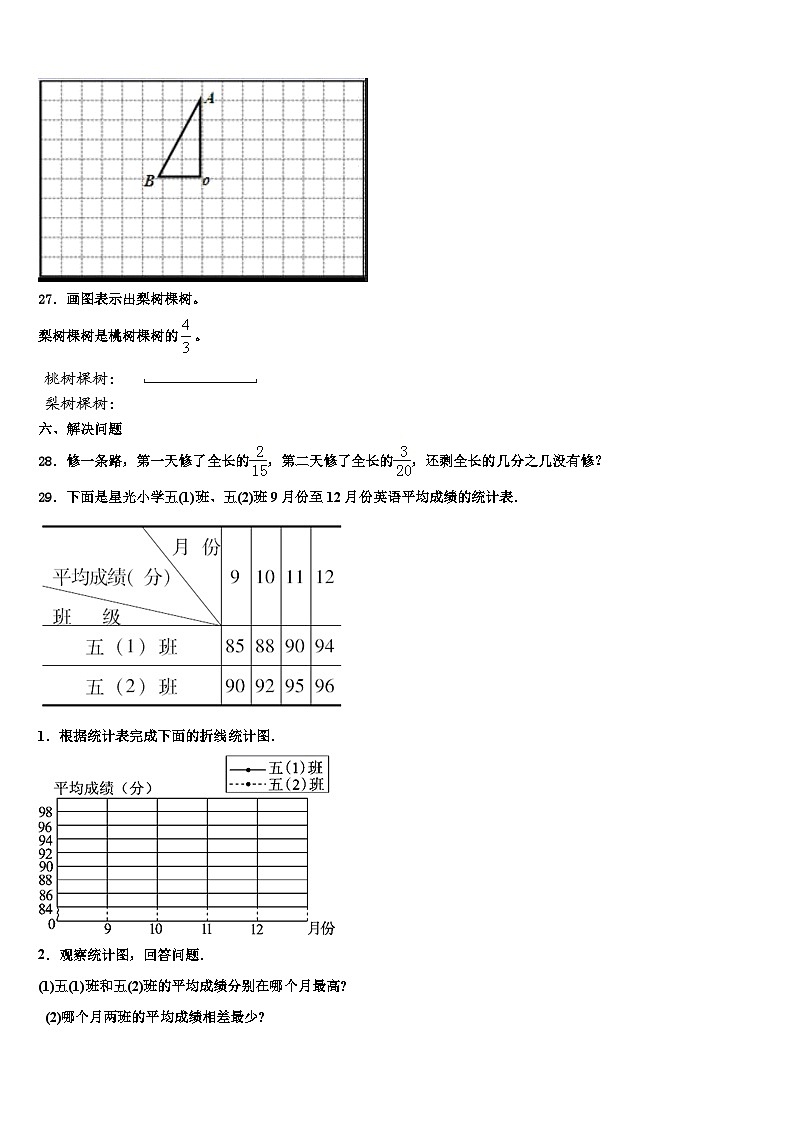 2022-2023学年台儿庄区数学六年级第二学期期末考试模拟试题含解析第3页