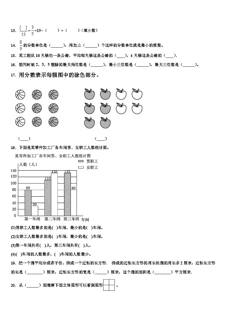 2022-2023学年商河县数学六年级第二学期期末经典试题含解析第2页