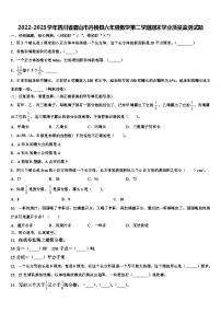 2022-2023学年四川省眉山市丹棱县六年级数学第二学期期末学业质量监测试题含解析