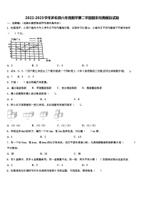 2022-2023学年多伦县六年级数学第二学期期末经典模拟试题含解析