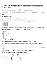 2022-2023学年天津市汉沽区数学六年级第二学期期末学业质量监测模拟试题含解析