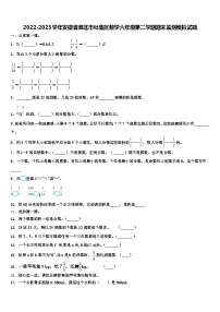 2022-2023学年安徽省淮北市杜集区数学六年级第二学期期末监测模拟试题含解析