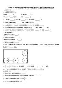 2022-2023学年安徽省淮南市田家庵区数学六下期末达标检测模拟试题含解析