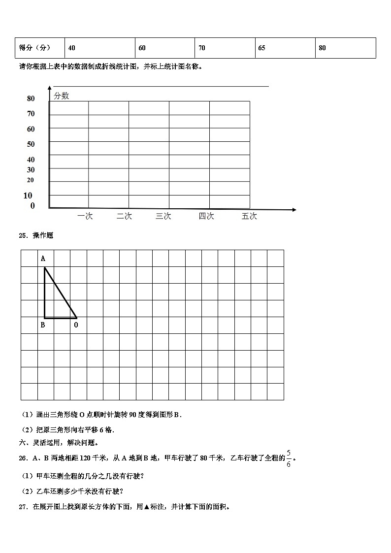 2022-2023学年安徽省马鞍山市含山县数学六年级第二学期期末学业质量监测模拟试题含解析03