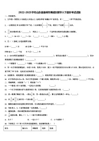 2022-2023学年山东省德州市禹城区数学六下期末考试试题含解析