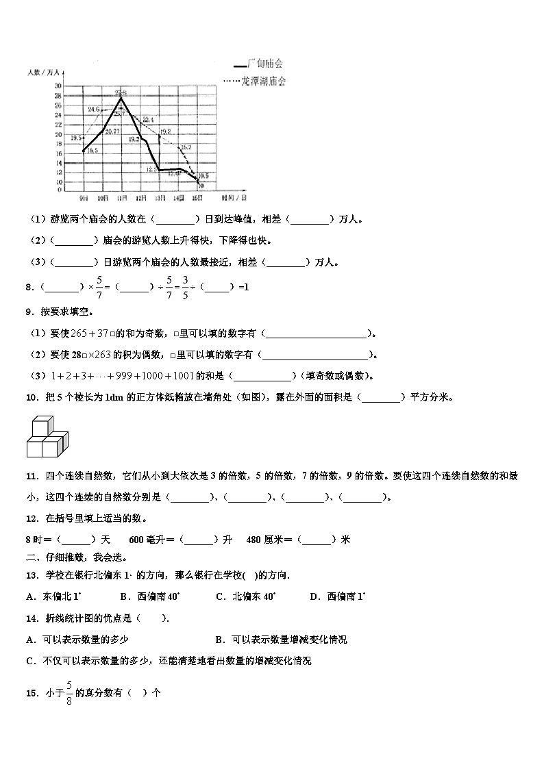 2022-2023学年宿州市泗县数学六下期末监测试题含解析02
