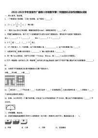 2022-2023学年宣城市广德县六年级数学第二学期期末达标检测模拟试题含解析