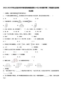 2022-2023学年山东省菏泽市郓城县侯咽集镇等14校六年级数学第二学期期末监测模拟试题含解析