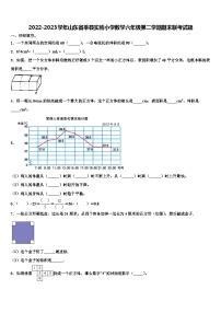 2022-2023学年山东省莘县实验小学数学六年级第二学期期末联考试题含解析