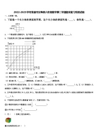 2022-2023学年常德市汉寿县六年级数学第二学期期末复习检测试题含解析