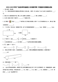 2022-2023学年广东省东莞市南城区六年级数学第二学期期末经典模拟试题含解析