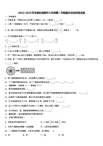 2022-2023学年德化县数学六年级第二学期期末质量检测试题含解析