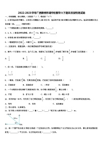 2022-2023学年广西柳州市城中区数学六下期末质量检测试题含解析