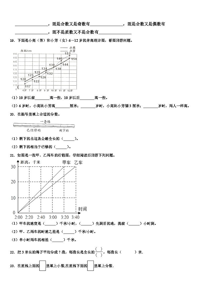 2022-2023学年广西玉林市数学六下期末复习检测试题含解析03