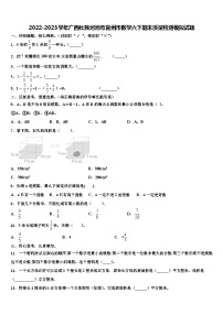 2022-2023学年广西壮族河池市宜州市数学六下期末质量检测模拟试题含解析