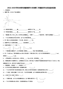 2022-2023学年忻州市定襄县数学六年级第二学期期末学业质量监测试题含解析