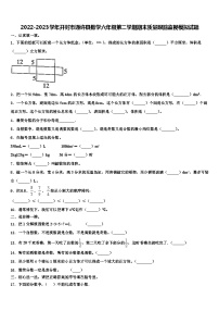 2022-2023学年开封市通许县数学六年级第二学期期末质量跟踪监视模拟试题含解析