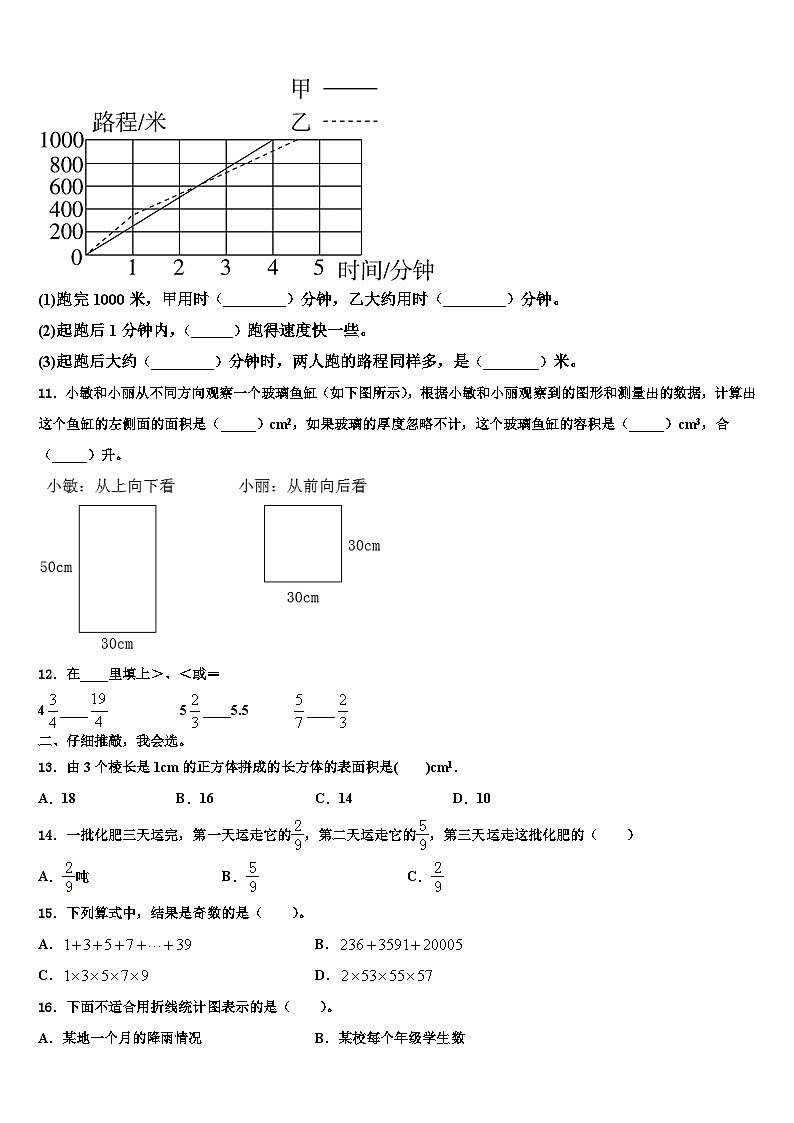 2022-2023学年措勤县六年级数学第二学期期末复习检测试题含解析第2页