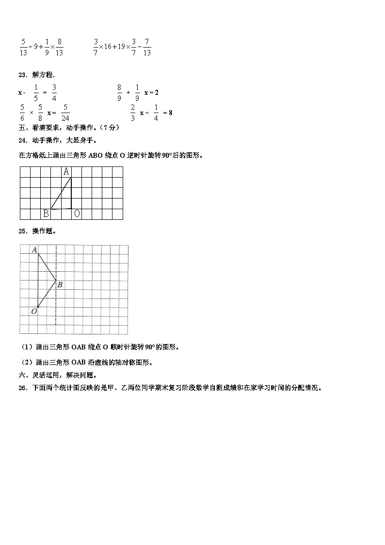 2022-2023学年息烽县数学六年级第二学期期末质量跟踪监视试题含解析第3页
