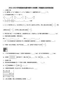 2022-2023学年新疆吐鲁番市数学六年级第二学期期末达标检测试题含解析