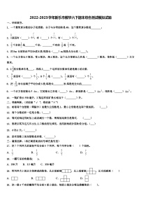 2022-2023学年新乐市数学六下期末综合测试模拟试题含解析