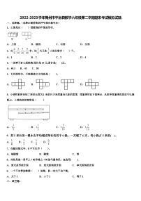 2022-2023学年梅州市平远县数学六年级第二学期期末考试模拟试题含解析