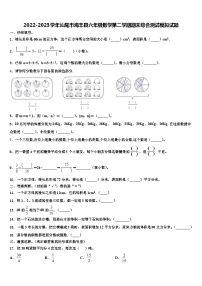 2022-2023学年汕尾市海丰县六年级数学第二学期期末综合测试模拟试题含解析